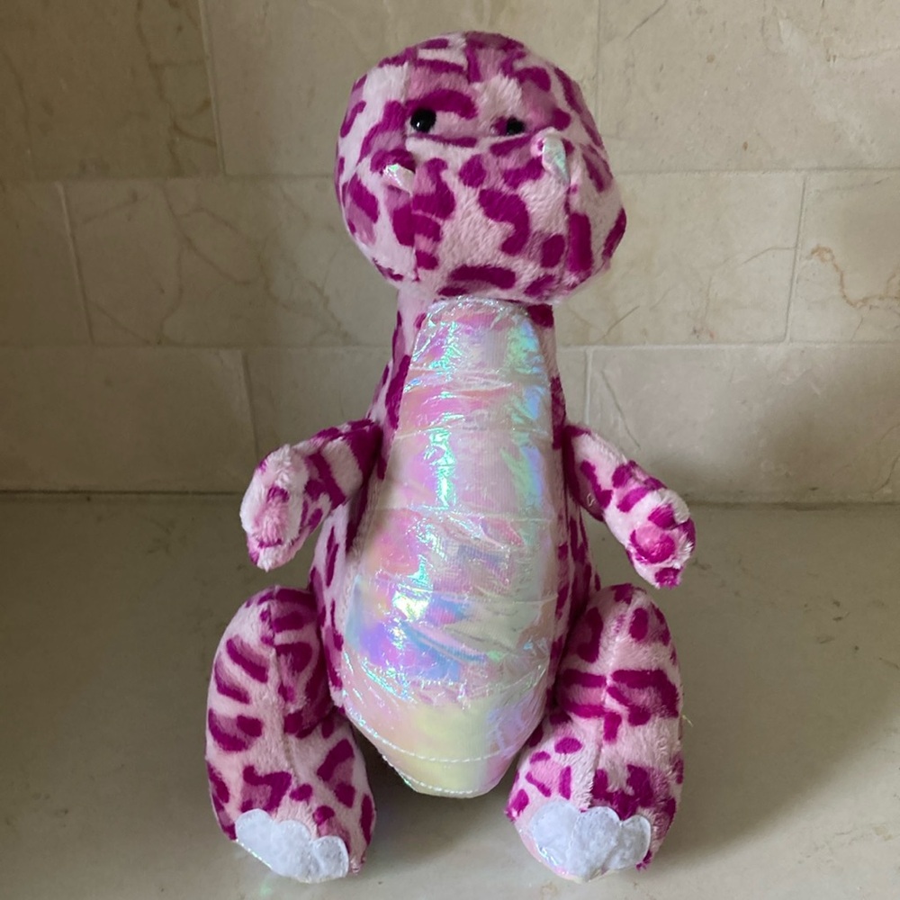 Ganz Webkinz Purple & Pink Spotty Dinosaur Plush